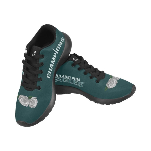 Philadelphia Eagles Shoes Mens Womens Kids| White Rose Sneakers