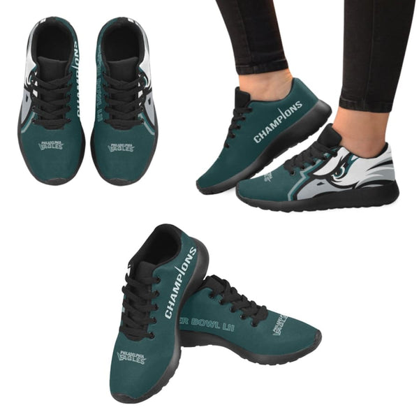 Philadelphia Eagles Sneakers Mens Womens Kids| Super Bowl Champs Shoes - (Model020) / US5 / Man