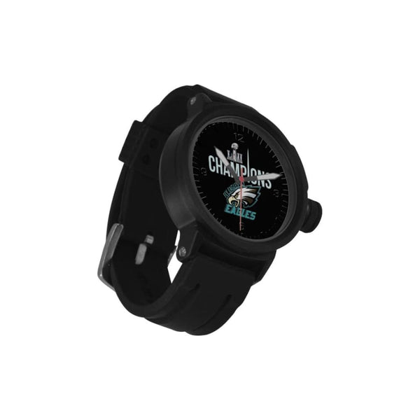Philadelphia Eagles Sports Watch Mens| Super Bowl Quartz Black