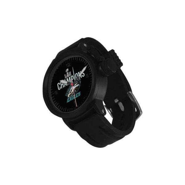Philadelphia Eagles Sports Watch Mens| Super Bowl Quartz Black