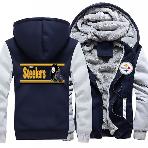 Pittsburgh Steelers Jacket|Steelers Varsity Jackets|Pullover (4 Colors)