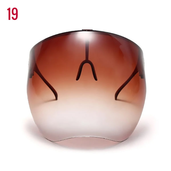 Safety Face Shield Glasses UV400 Mens Womens|Blocc Glasses|Protective Face Cover Goggle Sunglasses