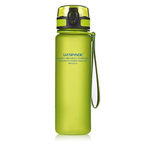 Protein Shakes Sports Water Bottle - 650ml / Green