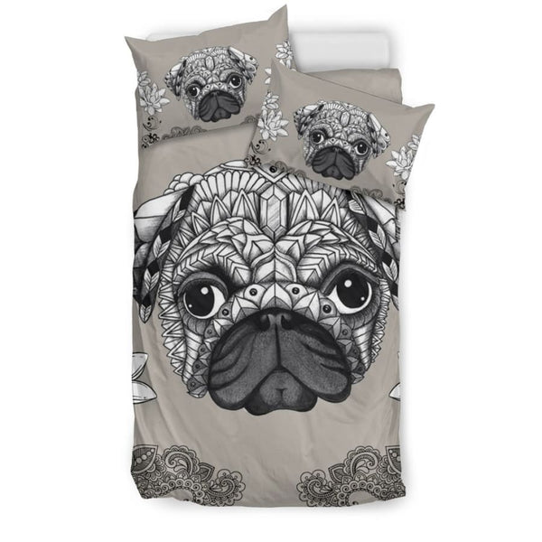 Pug Bedding Set - Twin