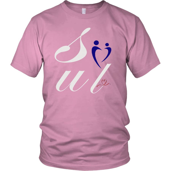 Soul (Mate) - Unisex Valentines Lover Shirt (11 colors) - District / Pink / S