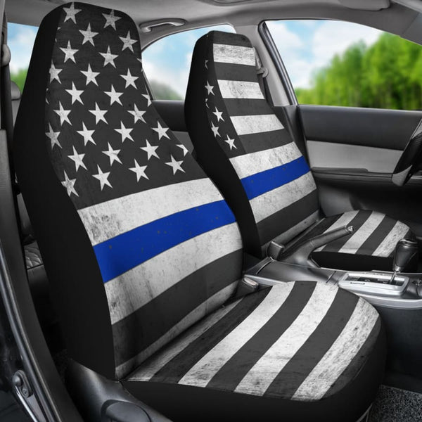 USA Flag Car Seat Covers Set 2pcs - Independance Day Gift
