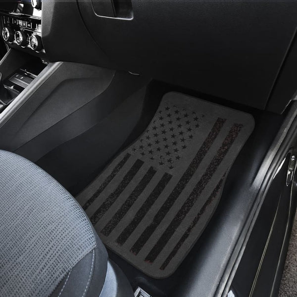 USA Flag Front/Back Car Mats