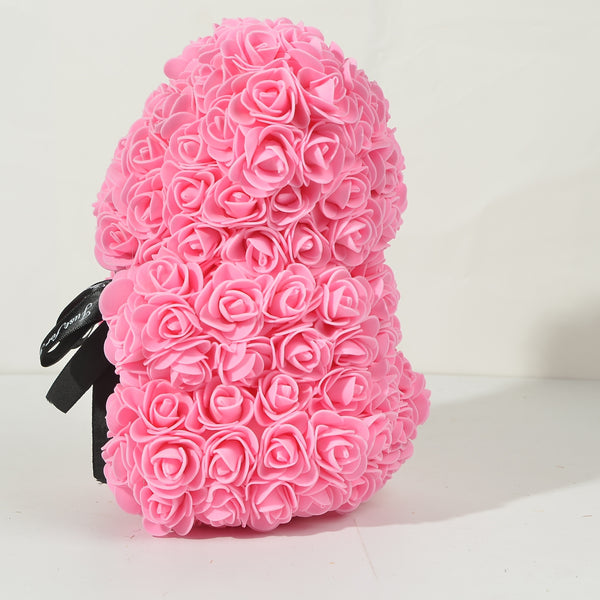 Rose Bear Artificial Foam Flowers| Rose Teddy Bear| Flower Bear| Best Valentines Gift For Her / pink