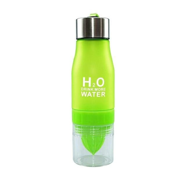 650ml Infuser Water Bottle | Drop - green