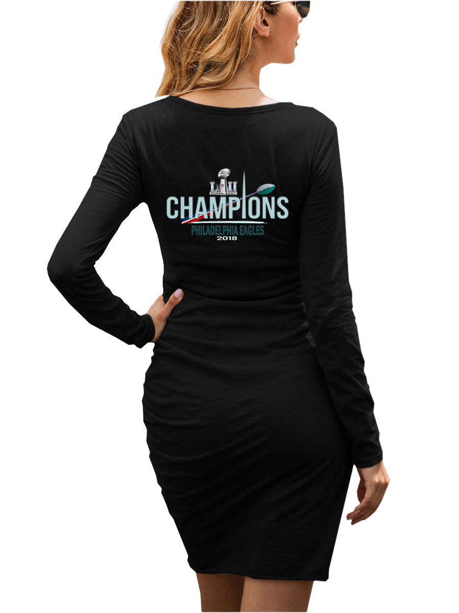 nfl 100 Philadelphia fan Dress|nfl eagles Womens Dress Green Mini Sexy – Eagles|Patriots|Steelers Gear