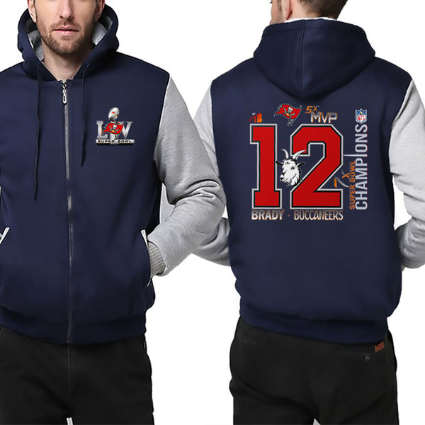 Tom Brady 12 GOAT jacket