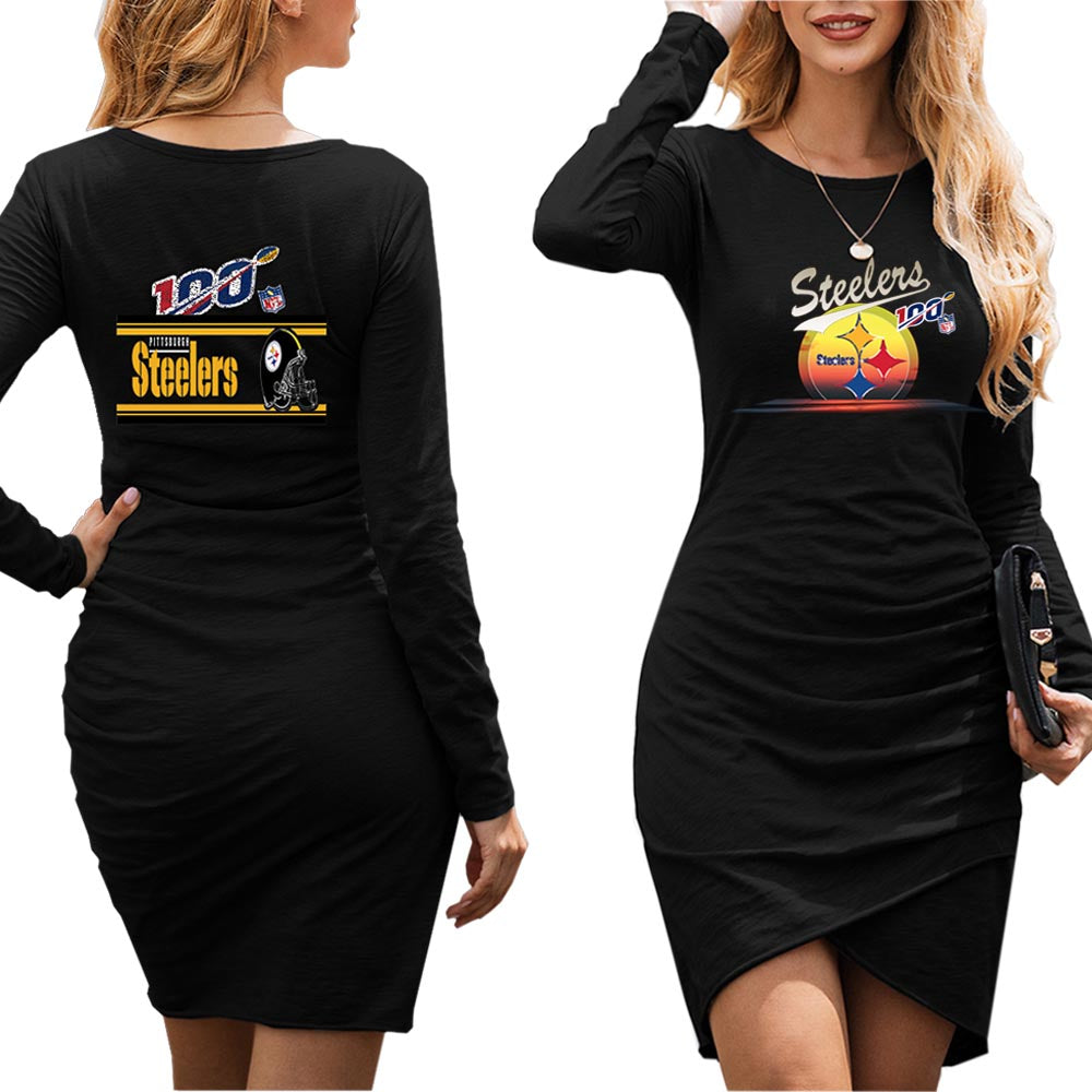 Nfl 100 steelers Dress Black, Pittsburgh steelers Women's Dress Mini Sexy –  Eagles, Patriots
