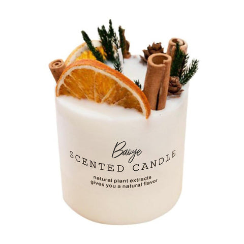 Grapefruit Cinnamon Scented Candle | Candles Home Fragrance |Non-Toxic Vegan Candle |Christmas Candle |Soy Aromatherapy Candles  |Candle Home Décor |Pillar Candle Yankee Candles/Etsy Candles for men women
