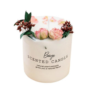Pink Rose Candle Scented |Candles Home Fragrance |Soy Aromatherapy Candles |Christmas Gift for men women/Yankee candles/Etsy candle non-toxic