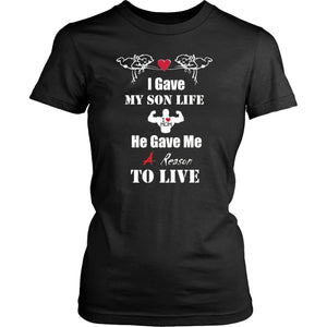 A Reason To Live - Hot Mothers Day Gift Women Shirt (8 colors) - District Womens / Black / XS