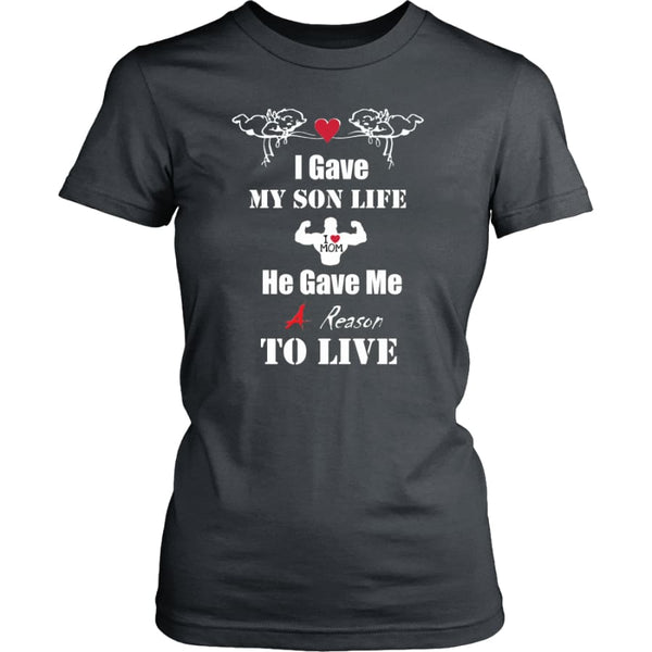 A Reason To Live - Hot Mothers Day Gift Women Shirt (8 colors) - District Womens / Charcoal / XS