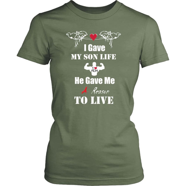 A Reason To Live - Hot Mothers Day Gift Women Shirt (8 colors) - District Womens / Fresh Fatigue / XS