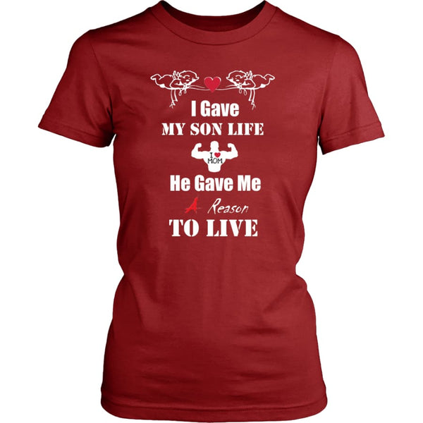 A Reason To Live - Hot Mothers Day Gift Women Shirt (8 colors) - District Womens / Red / XS