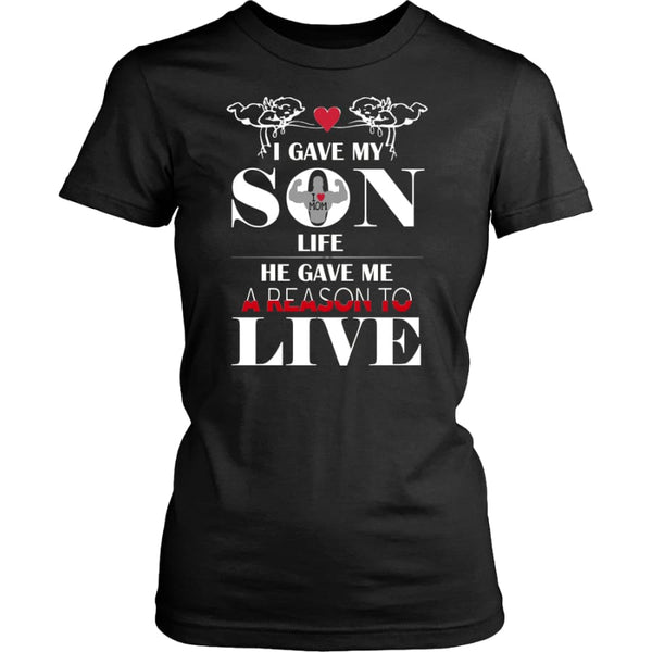 A Reason To Live - Perfect Mothers Day Gift Women Shirt (8 colors) - District Womens / Black / XS