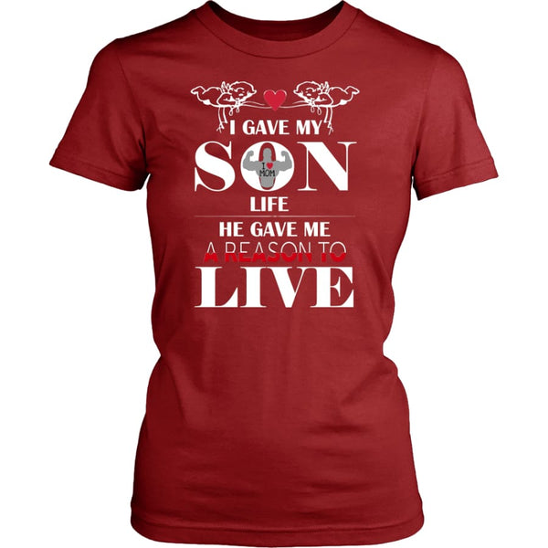 A Reason To Live - Perfect Mothers Day Gift Women Shirt (8 colors) - District Womens / Red / XS