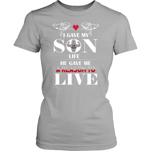 A Reason To Live - Perfect Mothers Day Gift Women Shirt (8 colors) - District Womens / Silver / XS