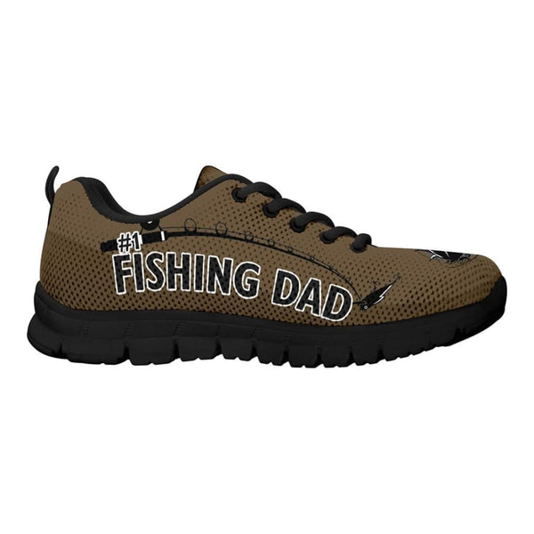 Awesome No. 1 Fishing Dad Sneakers Fathers Day Gift