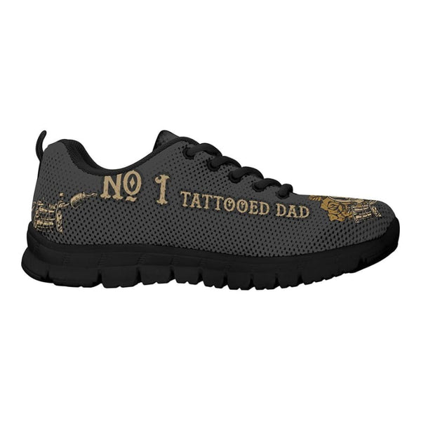 Awesome No. 1 Tattooed Dad Sneakers Fathers Day Gift