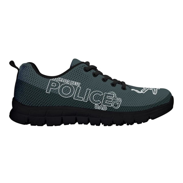 Awesome Worlds Best Police Dad Sneakers Fathers Day Gift