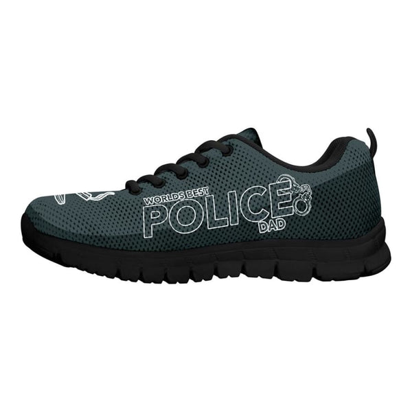 Awesome Worlds Best Police Dad Sneakers Fathers Day Gift
