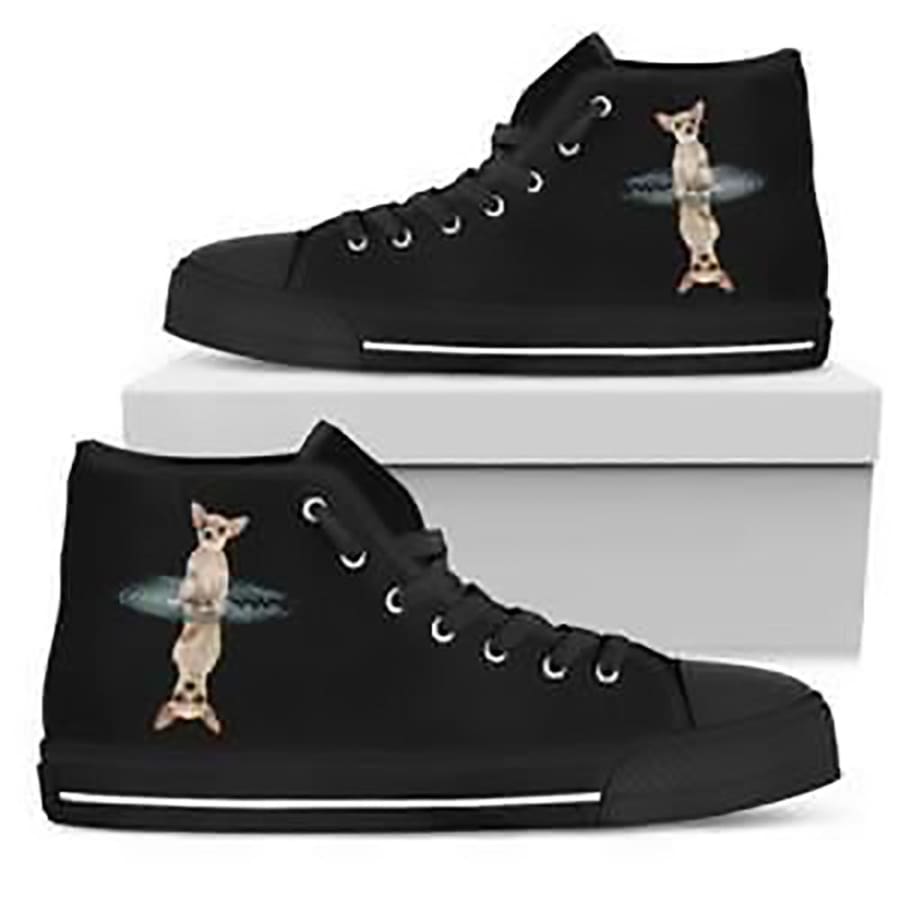 Chihuahua Dream Reflect High Top Shoes Women|Dog - Womens Shoe / US5.5 (EU36)