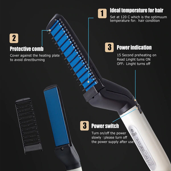 Hair And Beard Straightening Comb Amazon