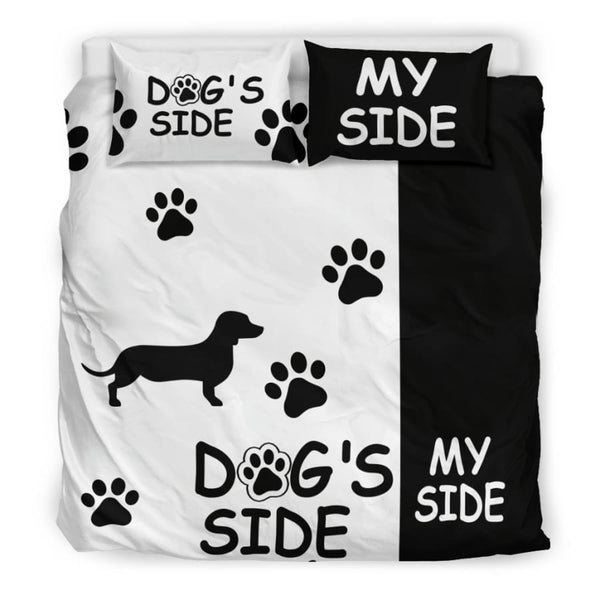 Dachshund Dogs Side My Bedding Set - King