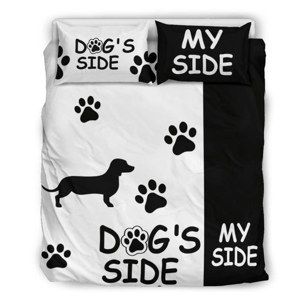 Dachshund Dogs Side My Bedding Set - Queen/Full