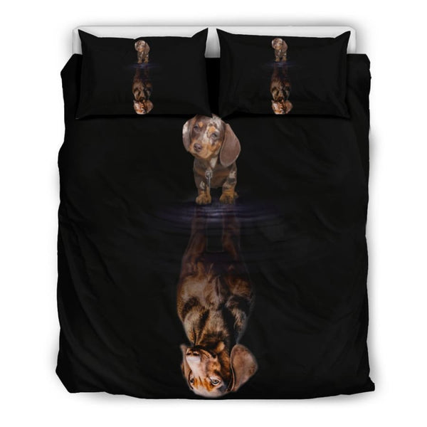 Dachshund Dream Bedding Set| Dog Twin/ Queen/ King Size - Set / Queen/Full
