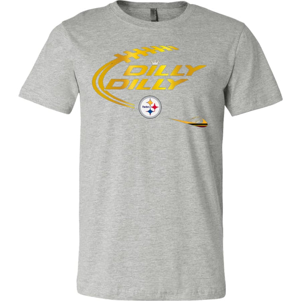 Dilly Pittsburgh Steelers Shirt | Super Bowl (14 Colors) - Canvas Mens / Athletic Heather / S