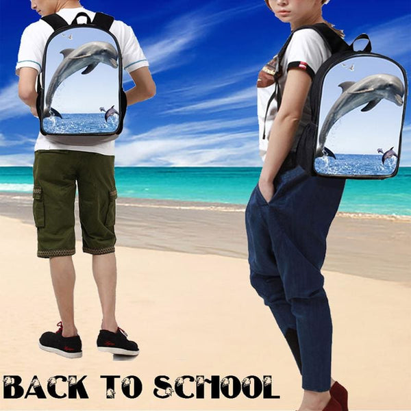 Dolphin Backpack|Backpacks for School|Laptop Backpack|College Backpack