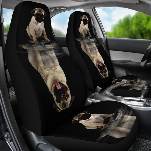 Dream Pug Car Seat Covers | Dog Cover For Black