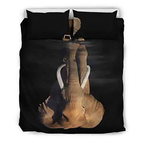 Elephant Dreaming Bedding Set| Twin/ Queen/ King Size - Set / Queen/Full