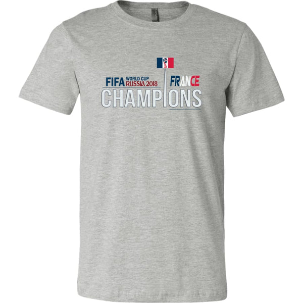 France Shirt World Cup 2018 For Men Soccer Shirts (14 Colors) - Canvas Mens / Athletic Heather / S