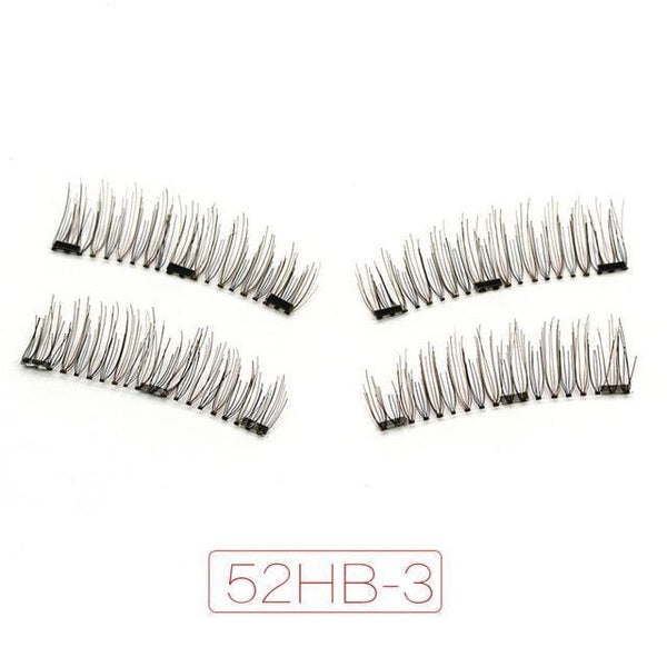 Glue-less Self-Adhesive Eyelashes - 52HB-3