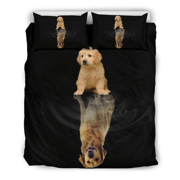 Golden Retriever Dream Bedding Set | Dog Twin/ Queen/ King Size - Queen/Full