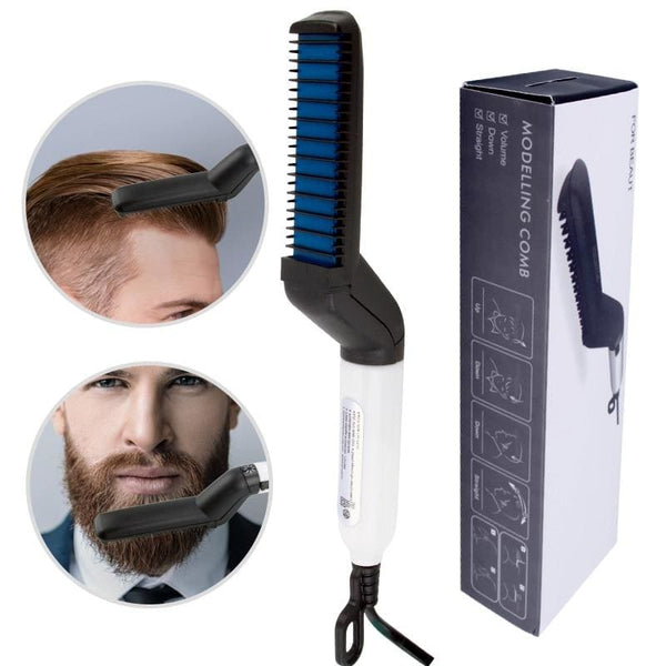 Hair And Beard Straightening Comb - EU Plug