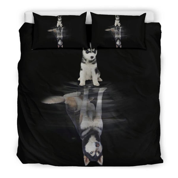 Husky Dream Bedding Set| Dog Twin/ Queen/ King Size - Set