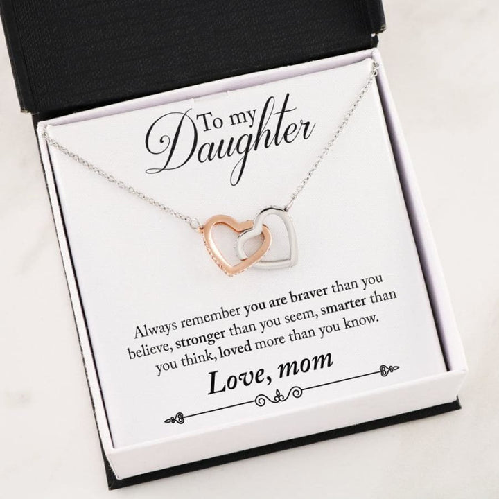 Buy rakva 925 Sterling Silver Gift Daughter Necklace, To My Daughter Gift  For Daughter, Gift For Daughter From Mom, Daughter Pendant Necklace at  Amazon.in