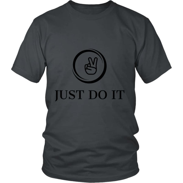 Just Do It District Unisex T-shirt (12 colors) - Shirt / Charcoal / S