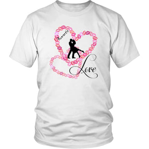 Kissing Heart - Romantic Love District Unisex Shirt (11 colors) - White / S