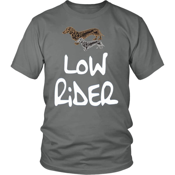 Low Rider Dog Lover Unisex Shirt (12 Colors) - District / Grey / S