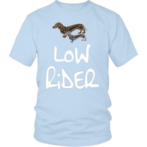 Low Rider Dog Lover Unisex Shirt (12 Colors) - District / Ice Blue / S