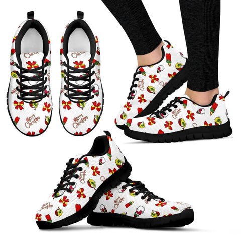 Merry Christmas Sneaker | For Women - Womens Sneakers / US5 (EU35)