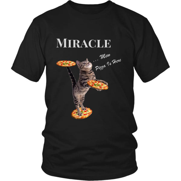 Miracle Cat District Unisex T-Shirt (12 colors) - Shirt / Black / S